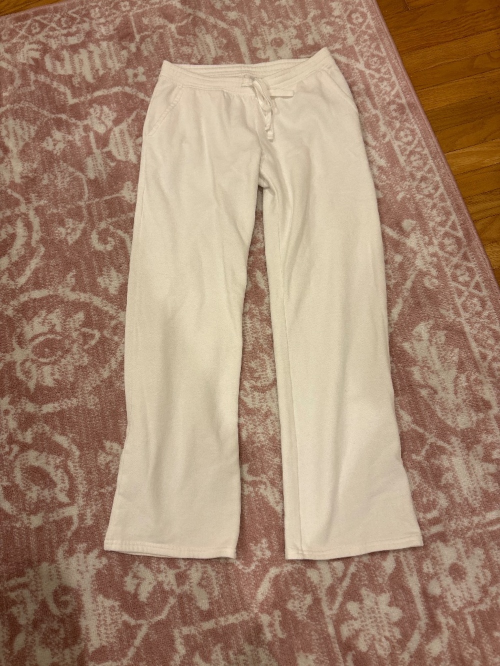 Hollister White Sweatpants